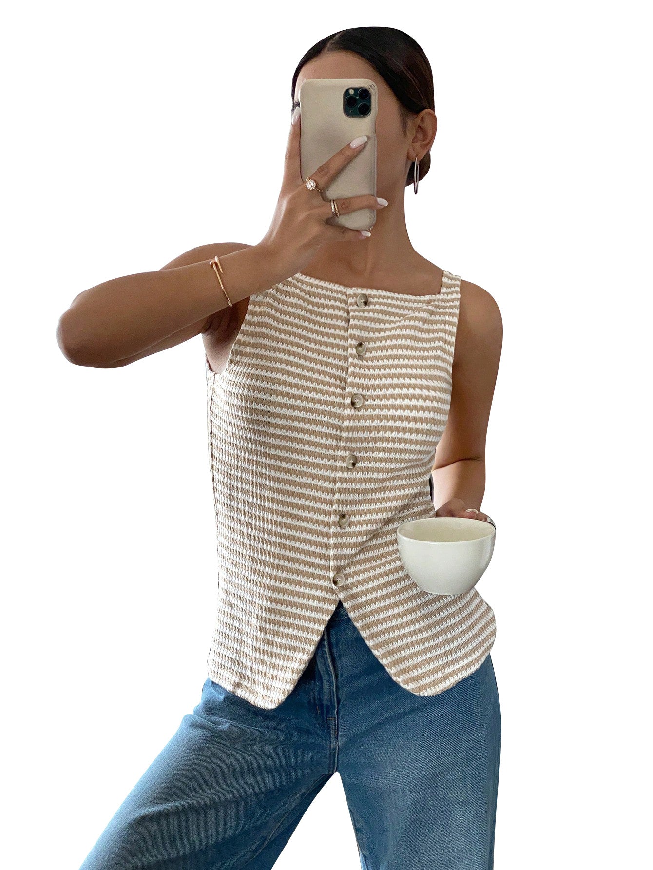 Sleeveless camisole top