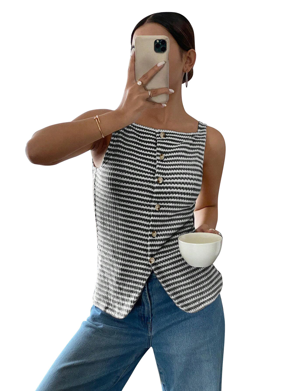 Sleeveless camisole top