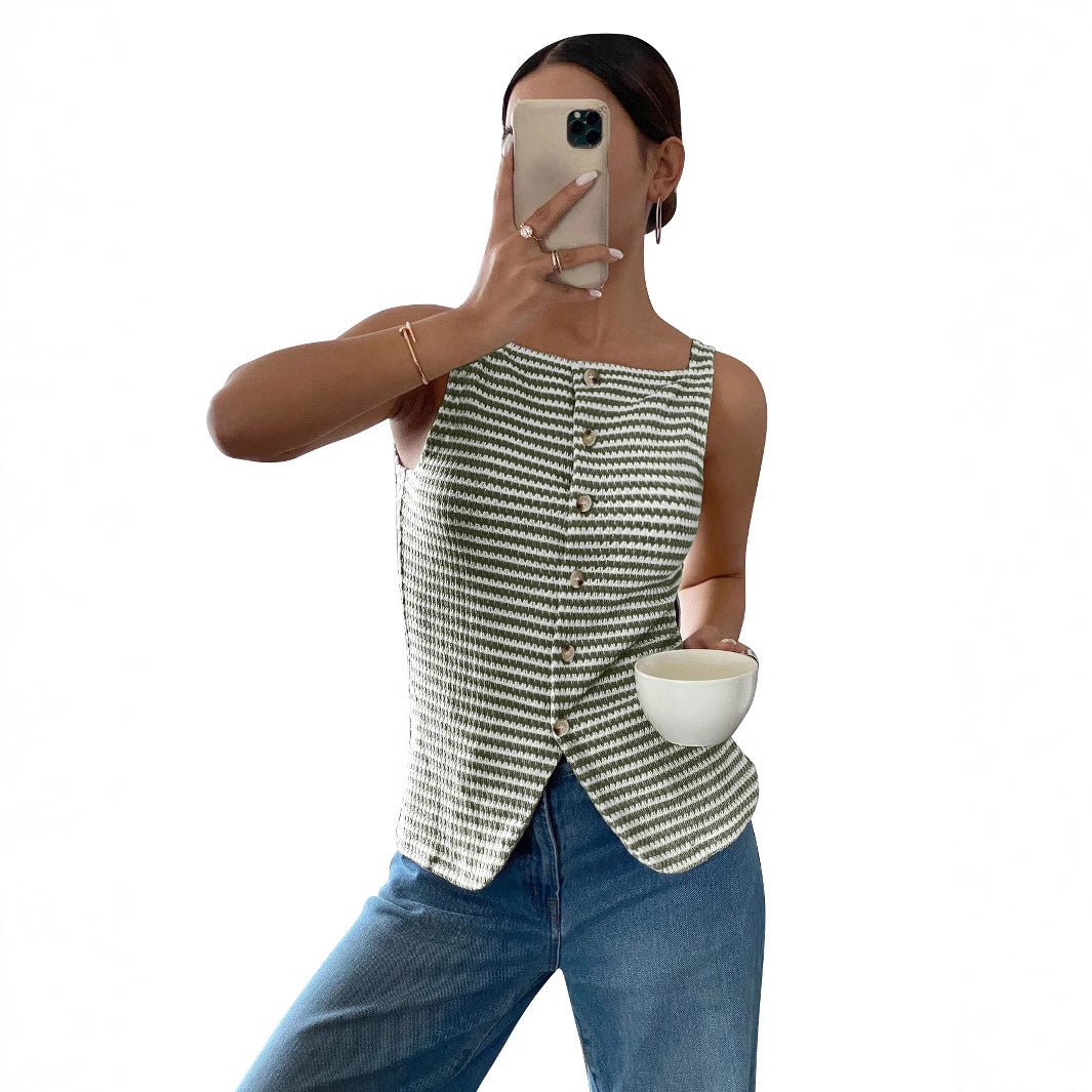 Sleeveless camisole top