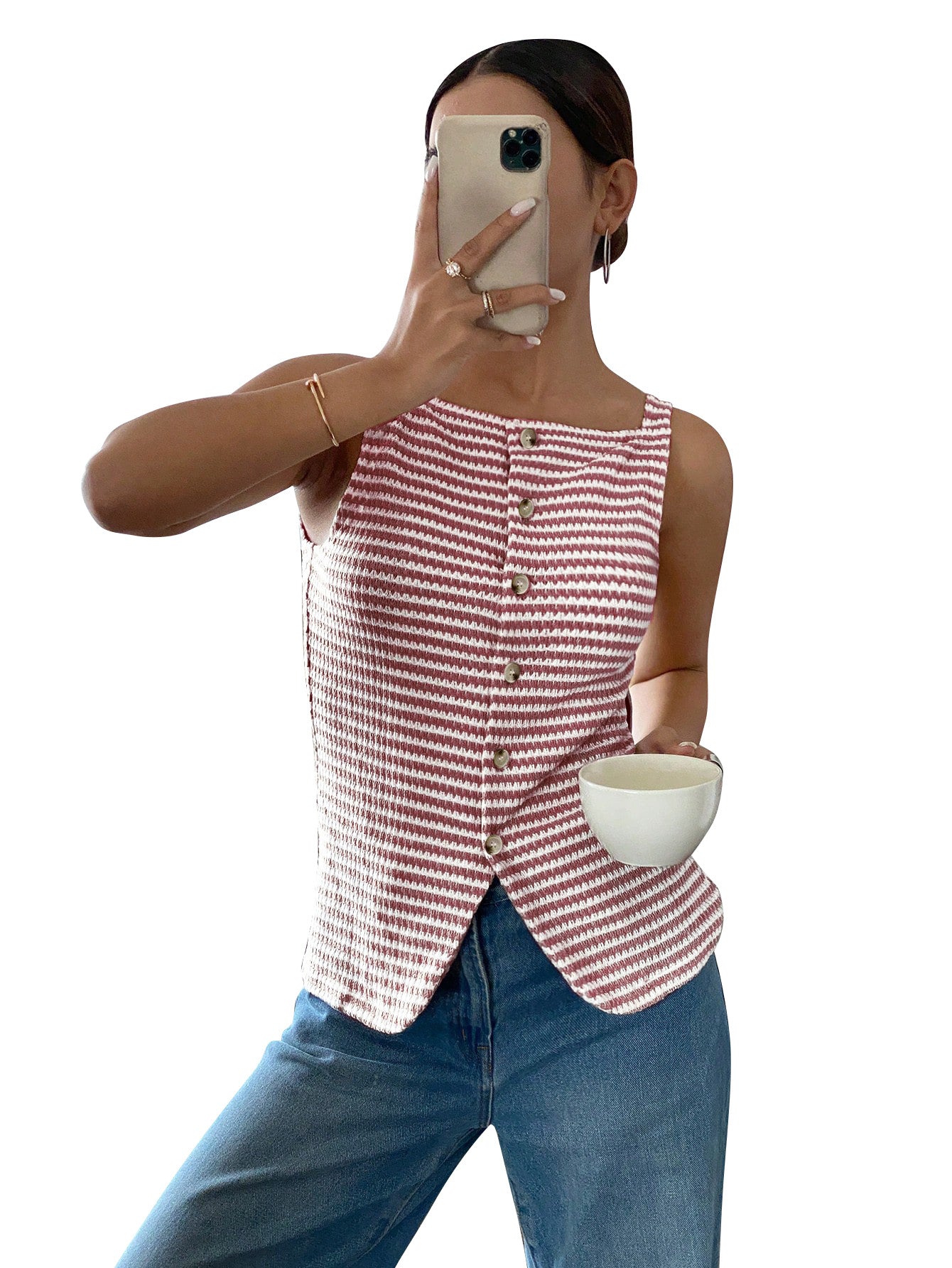 Sleeveless camisole top